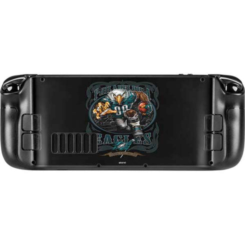 Liquid Blue NFL Philadelphia Eagles Running Back Steam Deck Handheld Gaming Computer Skin